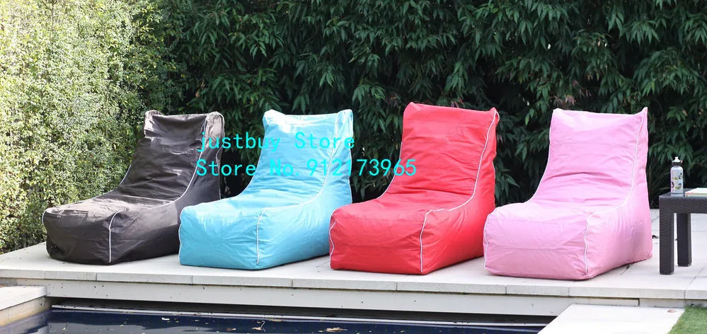 outdoor umbrella foldable Waterproof outdoor lazy beanbag sofa lounge big cushion bean bag chair in square shape picnic table