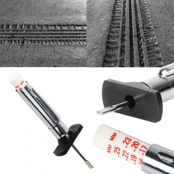

Vehicle Motor Tyre Rubber Tread Depth Gauge Metric Standard Measure Tester Wear