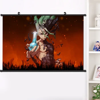 

Anime Dr.STONE Ishigami Senku Shishio Tsukasa Wall Scroll Poster Manga Wall Hanging Poster Fashion Home Decoration Art 40*60cm
