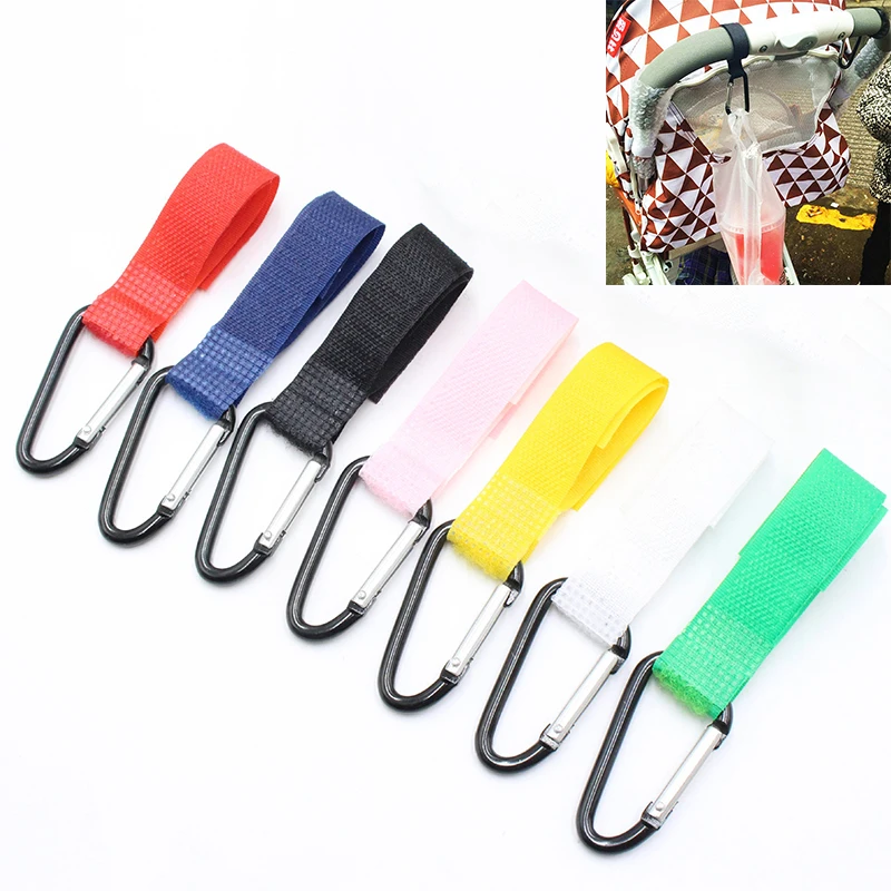 2pcs Baby Stroller Accessories Multi Purpose Baby Stroller Hook Diaper bag hooks Pram Hook Props Hanger Metal Convenient Hook