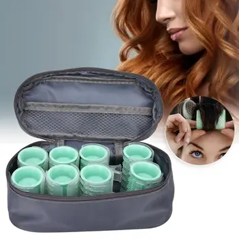 

8pcs Hair Roller Clips Hair Fixing Rollers Hair Dressing Styling Tool Accessory Green Hairdresser Curly Hair Supply for Salon