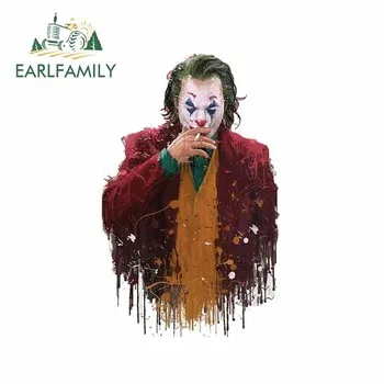 

EARLFAMILY 13cm x 7.3cm For The Joker Paint Funny Car Stickers Vinyl Car Wrap DIY motorcycle Stickers Fashion Bumper Decoration
