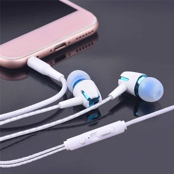 

Headphones wired Earphone E18 Adjustable volume pause/play For Huawei xiaomi Honor 3.5mm earbuds wire Headset for smartphone