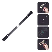 Stylo à bille rétro en caoutchouc TPR pour enfant, accessoire pour exercice, Flexible, style samouraï noir