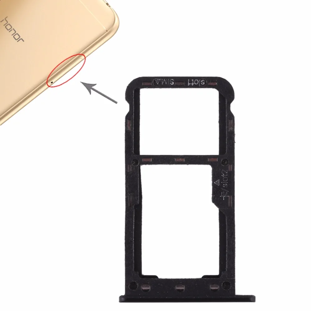 Запасная часть для Huawei Enjoy 7 лоток sim карт + слот Micro SD| |