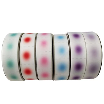 

5yards/lot Dots Printed Grosgrain Ribbon Gift Wrap Decoration Christmas Ribbons DIY Bow Craft Card Gifts Party Wedding Wrapping