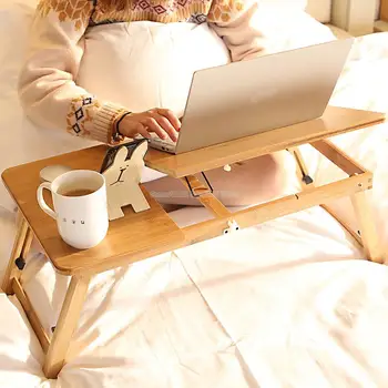 

Small table on the bed Folding desk Dormitory computer can be adjusted to adjust the student's multi-function lazy.