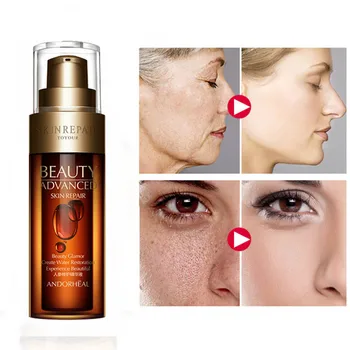 

Collagen Face Serum Hyaluronic Acid Vitaminis Ginseng Essence Anti Wrinkle Pore Minimizer Moisturizing Skin Repair 50ML