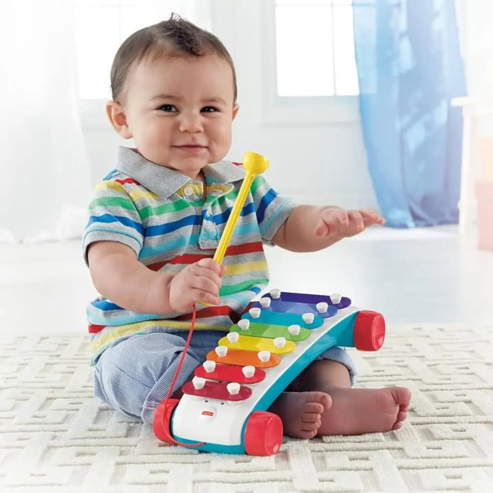 Mattel toy xylophone CMY09 многоцветная новая Автомобильная головоломка для раннего