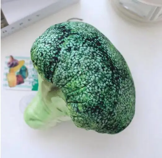 broccoli Игрушек! Милая плюшевая игрушка, прекрасный растительный картофель, рыба, кукуруза, гриб, лук, брокколи, мягкая кукла, подвеска, подарок на день рождения, Рождество - Цвет: broccoli