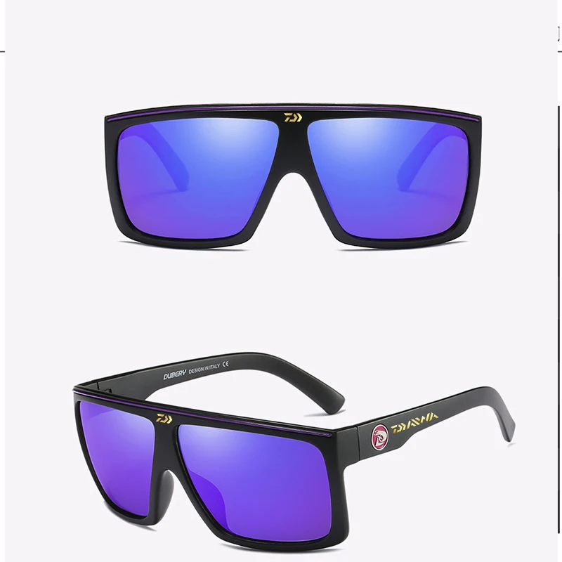 Óculos de Sol à Prova de Vento ao ar Óculos de Pesca Daiwa Moda Nova Grande Quadro Equitação Esportes Livre Proteção uv 2021 9 Esporte e Lazer