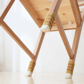 

24PCS Chair Leg Socks High Elastic Furniture Socks Pads Non-Slip Chair Leg Feet Socks Covers Furniture Caps Set JS22