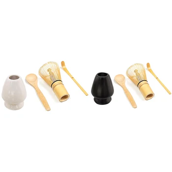 

Matcha Green Tea Whisk Set - Whisk+Scoop+Tea Spoon+Whisk Holder