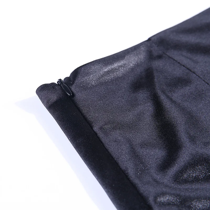 NewAsia кружева сшивание 2 шт набор женский ремень Топ короткая юбка комплект черный сексуальный клуб наряды пуш-ап Топы две части наряды