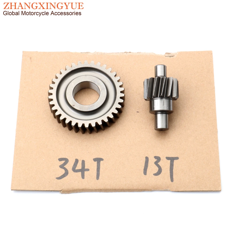 Scooter Final Drive Gear 31T/15T 17T 34T/13T 14T motorcycle variator roller weights for Yamaha Axis 50 Breeze Jog R Neo's Why Zest YE Minarelli 50cc 3KJ AC 2T