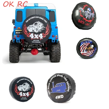 

RC Crawler PU Leather Spare Tire Cover for 1/10 Traxxa TRX4 Axial SCX10 Wraith RC4WD D90 Tamiya CC01