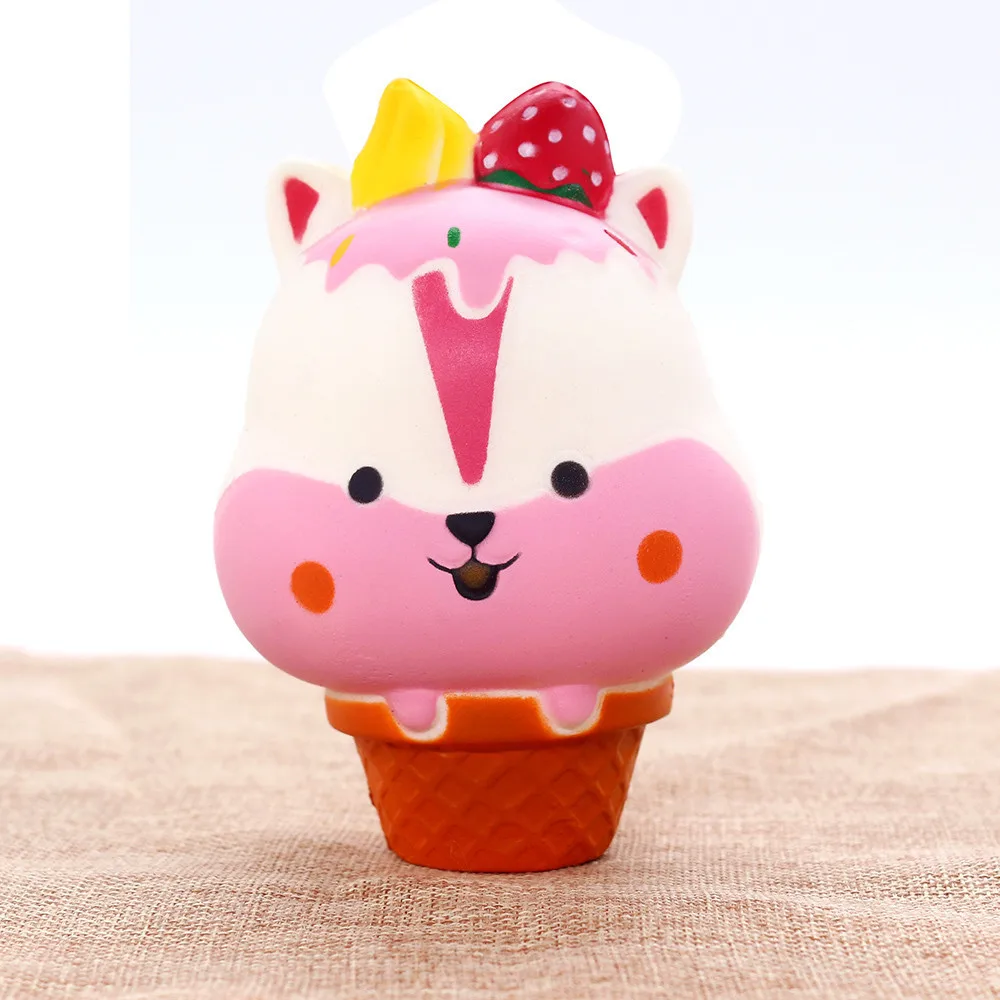 Kawaii зеленый мультфильм Динозавр мягкий медленно поднимающийся сжимает игрушки