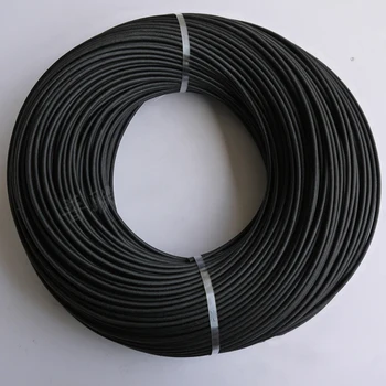 

1Meter 2mm~20mm Black Silicone Fiberglass Sleeving Flame-resistant Wire Protection Tube 200 Degree High Temperature Casing
