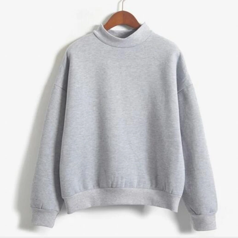 Women's Classy Pullover Thick Knit Sweatshirt-1