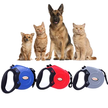 

8m/5m/3m Dog Leash Automatic Flexible Dog Leashes Extra Long Nylon Rope For Pet Walking Training Leash For Medium Larger Dogs