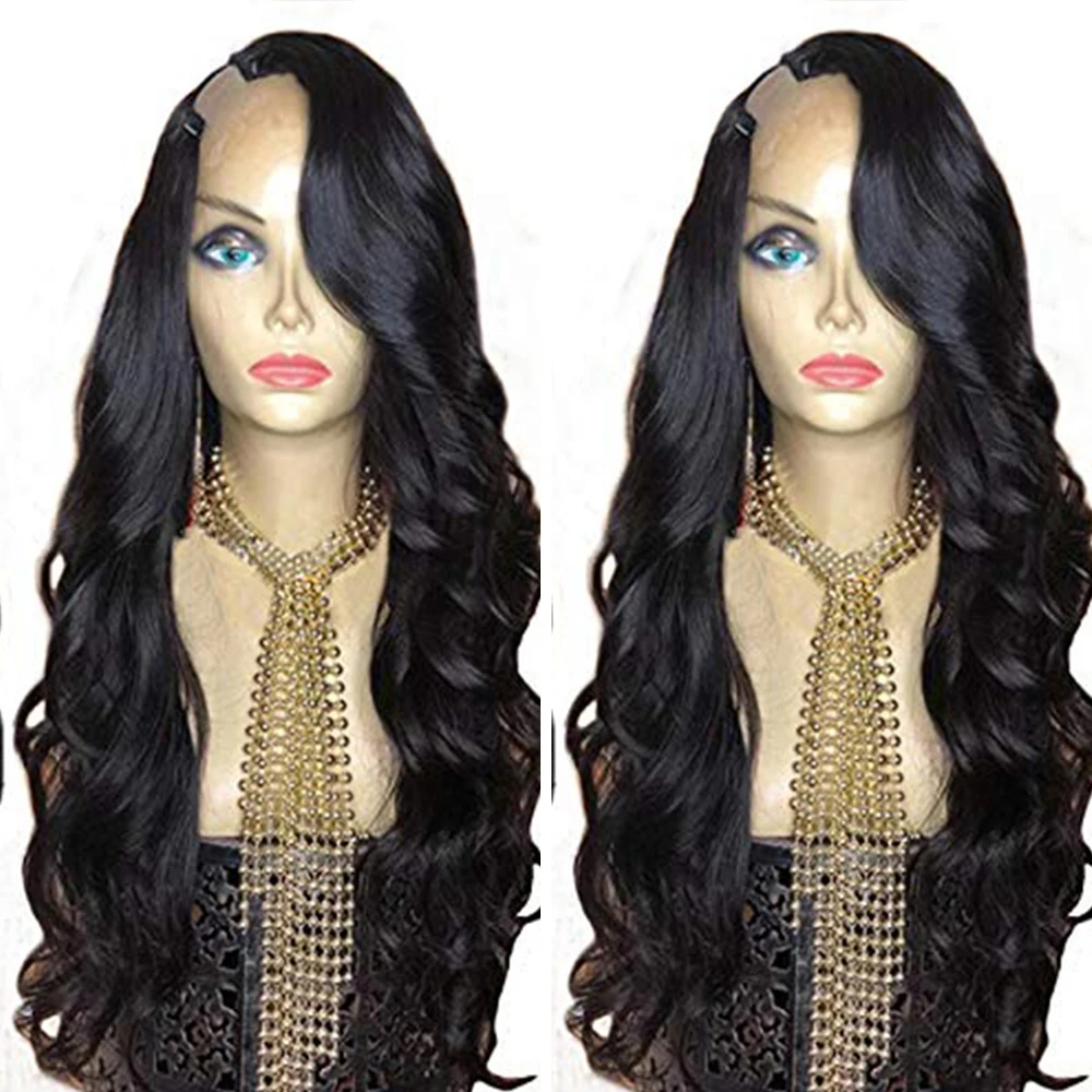 

Eversilky Brazilian Body Wave Human Hair Wigs 1x4 Right Part U Part Wigs For Black Women Long 26inch Wave Wig Remy Hair U Wig