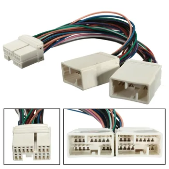 

Car Y Cable Splitter For Aux CD Changer Navigation XM Radio For Ipod Adapter Fits For Honda