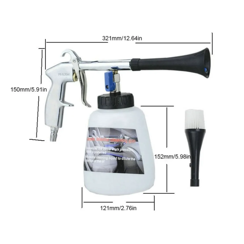 High Pressure Car Wash For Tornador Portable Interior Deep Cleaning Blowing Dust Machine Gun Washer With Brush Car Wash Tool