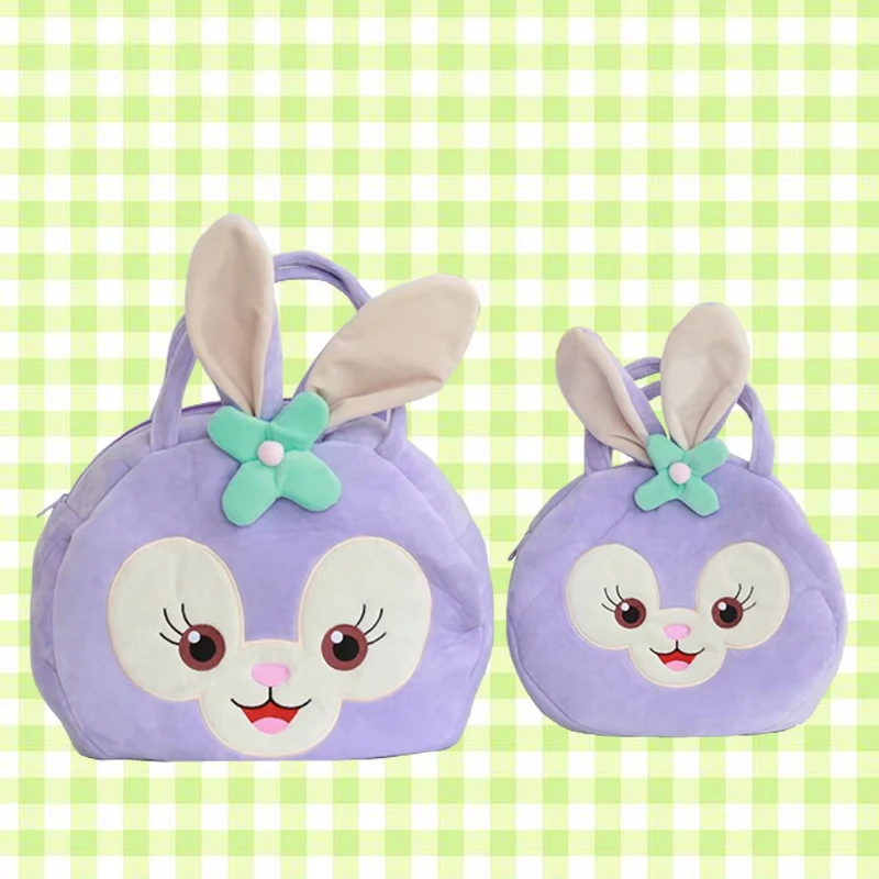 

New Cartoon Animals Rabbit Plush Handbag Duffy Bear Friends Stellalou Shoulder Bag Shopping Bag Eco Bag Xmas Birthday Gifts