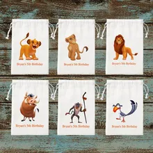 Персонализированные 12 шт подарочные сумки-детские подарочные сумки на день рождения персонализированные подарочные сумки-Заказные подарочные сумки