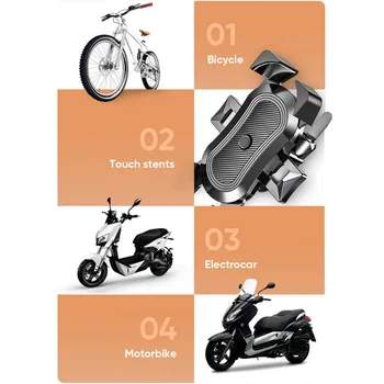 

Bike Phone Holder Universal Motorcycle Bicycle Phone Holder Handlebar Stand Mount Bracket Mount Phone Holder
