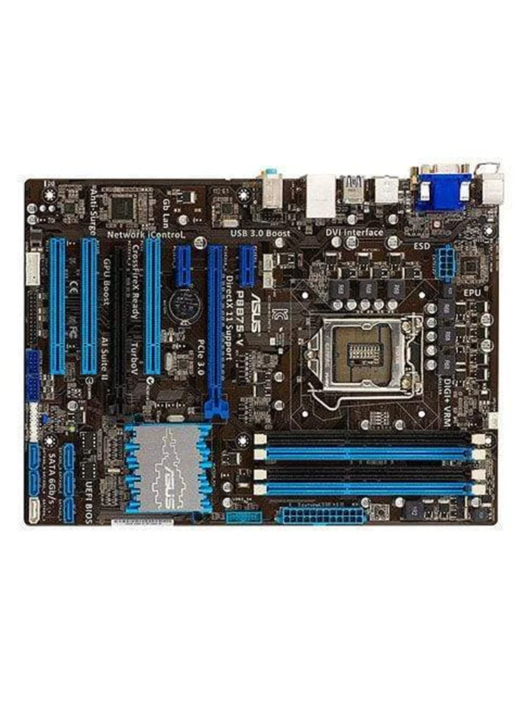 Материнская плата ASUS P8B75-V B75 1155 socket ATX usb 3 0 DDR3 hdim vga dvi pci | Компьютеры и офис