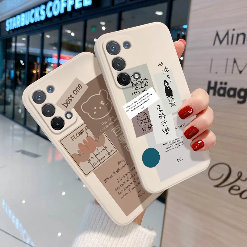Custodia Realme 8 Per Realme Gt Master Case Silicone 9 Pro Plus 9I 8I 5 5S 5I 6I Q3 Pro 5G C21Y C25Y Oppo Find X5 Lite Reno 7 Cover