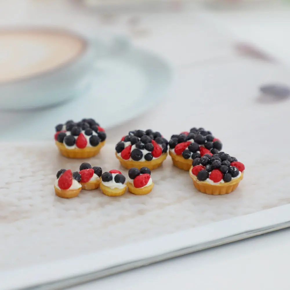 1:12 Miniature Hamburger Mini Fruit Salad Pretend Food for Blyth Barbies OB11 BJD Doll House Kitchen Play Toys Accessories 6