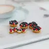1:12 Miniature Hamburger Mini Fruit Salad Pretend Food for Blyth Barbies OB11 BJD Doll House Kitchen Play Toys Accessories 6