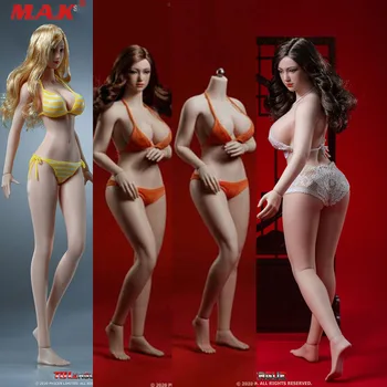 

IN STOCK TBLeague PLLB2020-S38/S37/S39 1/6 Flexible Seamless Pale skin Large Breast Body for 12'' action female figure body