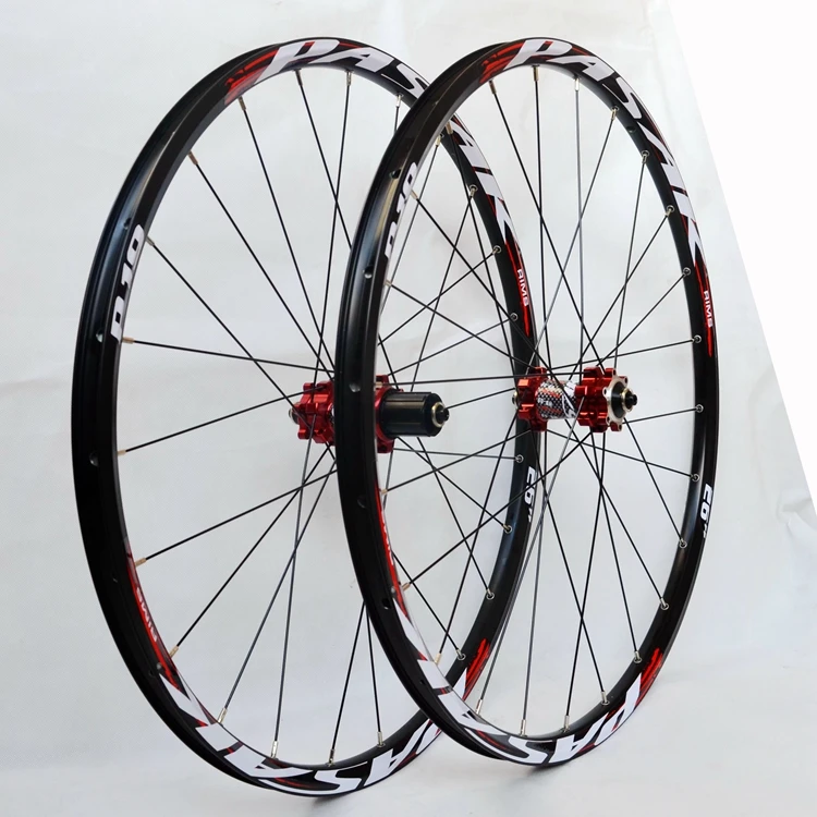 PASAK P02 MTB Mountain Bike Bicycle Ultra-Light Front 2 Rear 4 Sealed Bearings CNC Disc Brake Wheels Rim 11 Speed