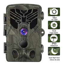 940nm ИК светодиодный охотничий фотоаппарат 16 МП 1080P Trail камера оснащена невидимым маломощным инфракрасным светодиодный s 0,3 s триггер фото-ловушки