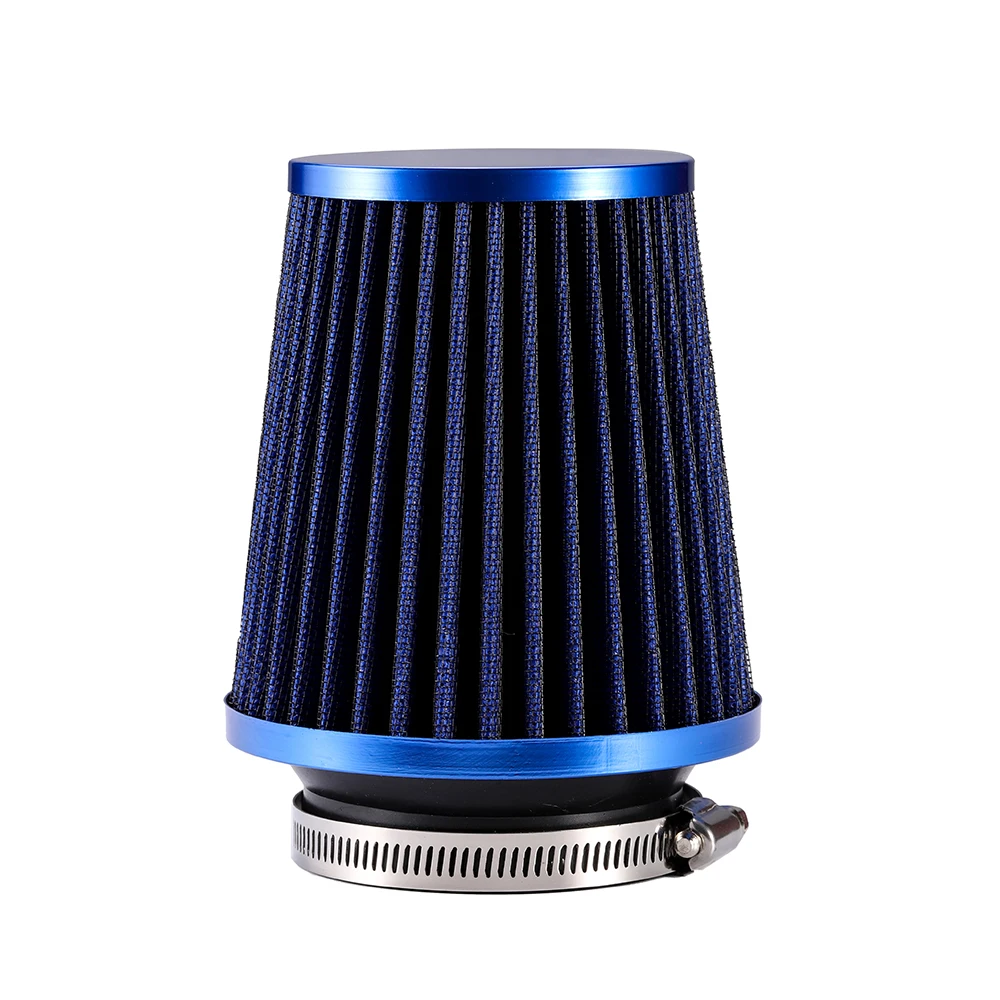 R-EP Cold Air Filter Universal Car Round Cone High Flow Washable Turbo Air Filter 76mm/3inch High Performance Auto Accessories air filters car filter