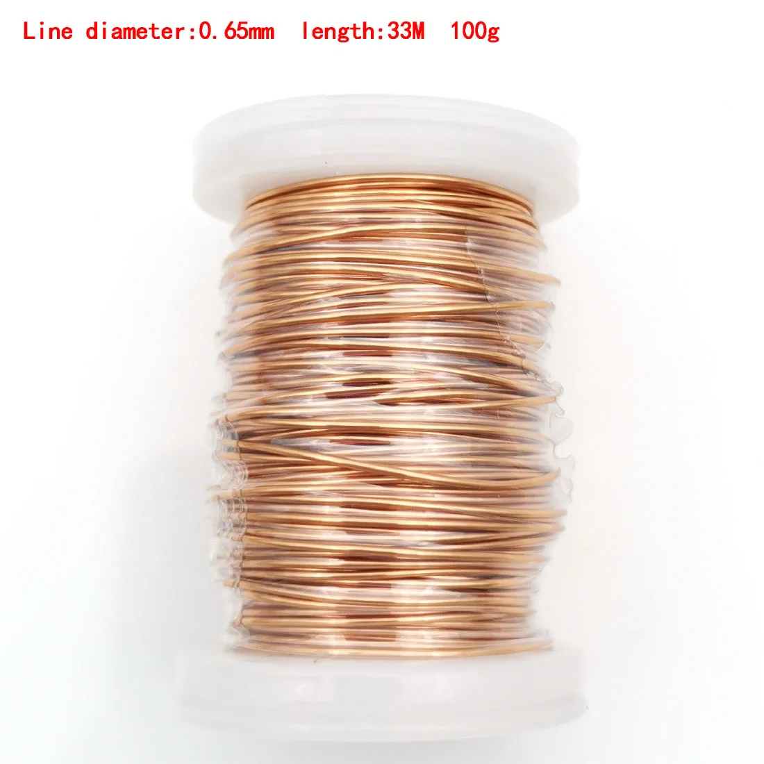 0.1mm 0.16mm 0.25mm 0.4mm 0.8mm 1.3mm copper wire Magnet Wire Enameled Copper Winding wire Weight 100g