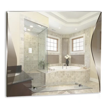 

Зеркало MIXLINE "Локон" 590*500 (ШВ) с полкой