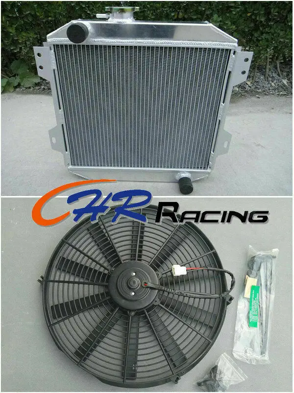 Alloy radiator&ampFan For Ford Capri MK1 MK2 MK3 Kent 1.3/1.6L/2.0 Essex/Escort 1.6 | Автомобили и мотоциклы
