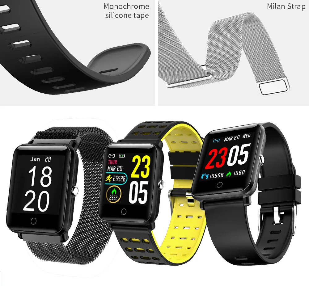 Smart Horloge Vrouwen Digitale horlogs Vrouwelijke Periode Herinnering HeartRate Waterdichte horlogs Colories Stap Schoonheid