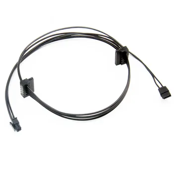 

H1111Z Computer Cable & Connector for Lenovo M710s Power Cable 4Pin to 2 SATA 15pin +6pin SATA CD-ROM Interface Connector Cable