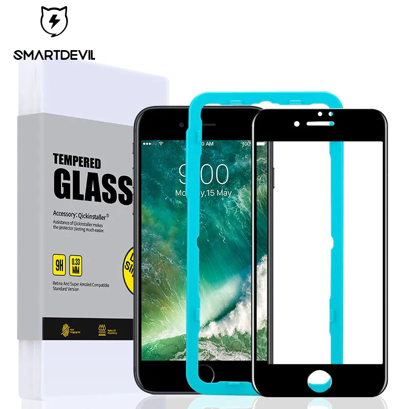 

SmartDevil Screen Protector for iphone 7 Tempered Glass Private for iPhone 7 8 Plus X Xr Xs max film Privacy Protective Cover