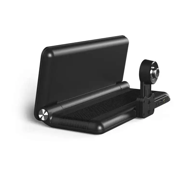  Foldable Car Dvr 8 Inch Dash Cam Android 5.1 Gps Navigation Dual Lens Cameras Auto Recorder Full Hd