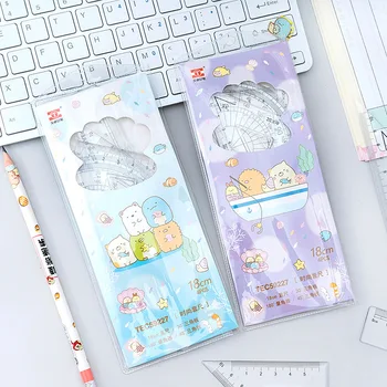

Transparent umikko Gurashi Acrylic Ruler Cute Measuring Straight Rulers Drawing Tool Promotional Stationery gift school supplies