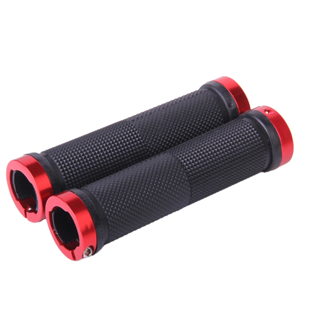 BIke Bicycle Grips Bicycle Handlebars Handlebar Road Double Lock Handle Aluminum Alloy On Cycling Handlebar Hand Cover