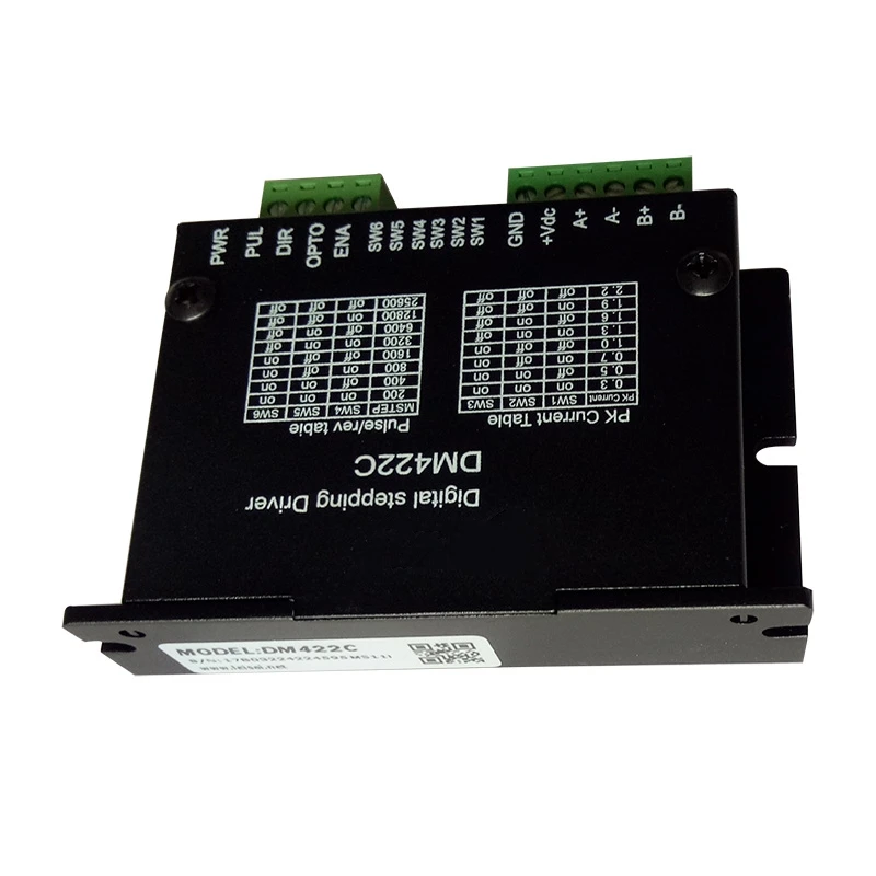 Dawupine DM422 контроллер шагового двигателя Leadshine 2-фазный цифровой Nema14 15 17 драйвера 12-40 постоянного тока Макс. 2.2A 28; большие размеры 35-42 с