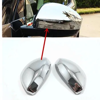 

ABS Carbon fibre Car Side Door rearview mirror cover Cover Trim Car Styling For Jaguar F-PACE fpace 2016 2017 2018 Accessories