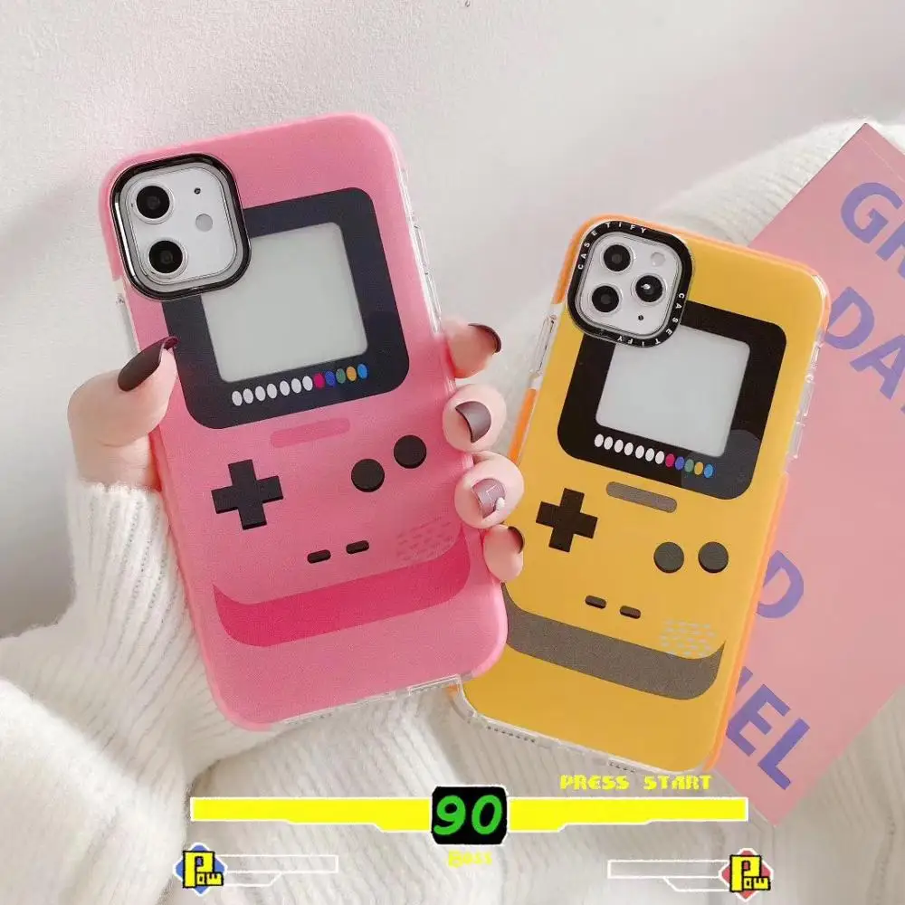 Забавная игровая консоль чехол для телефона iPhone 11 Pro Max XR X XS 7 8 Plus Gameboy дизайн милый